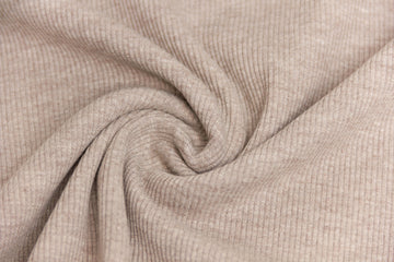 Rib Jersey, Rippenjersey, beige/braun, camel, 0,5 m